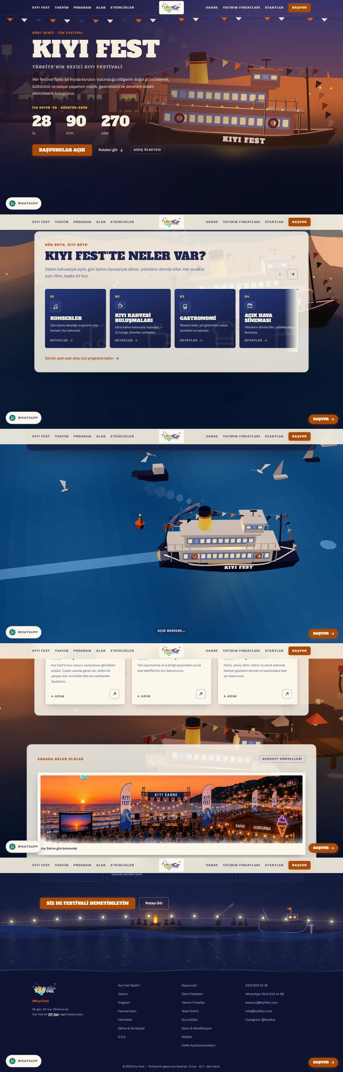 Kıyı Fest — site ekran görüntüsü