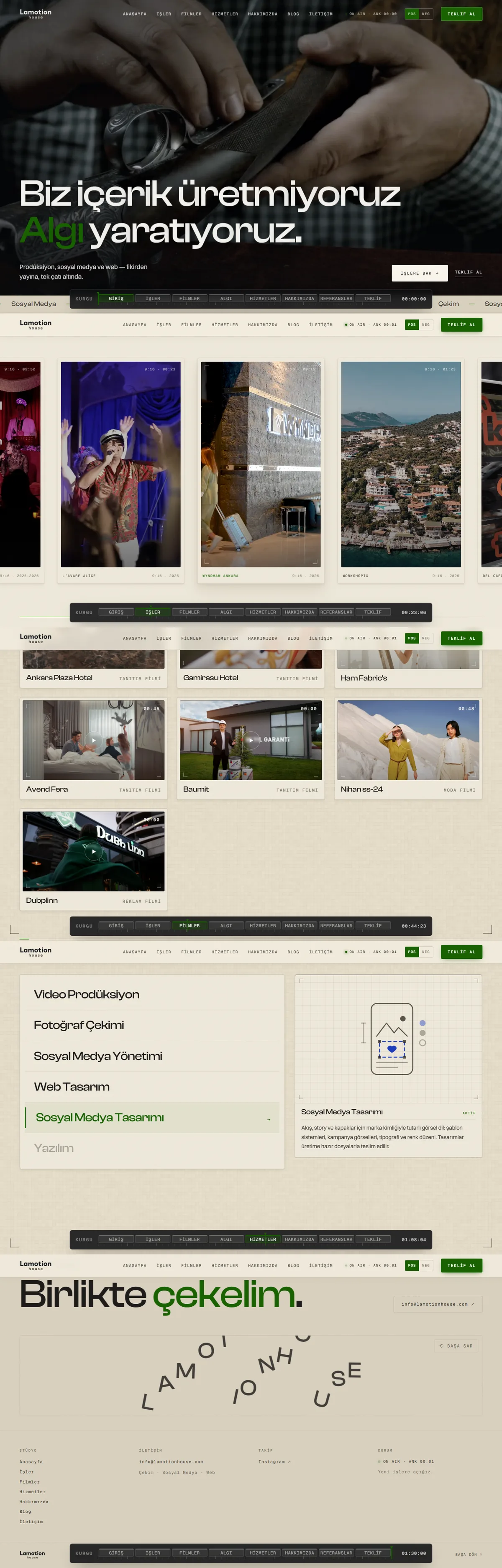 LaMotionHouse — site ekran görüntüsü